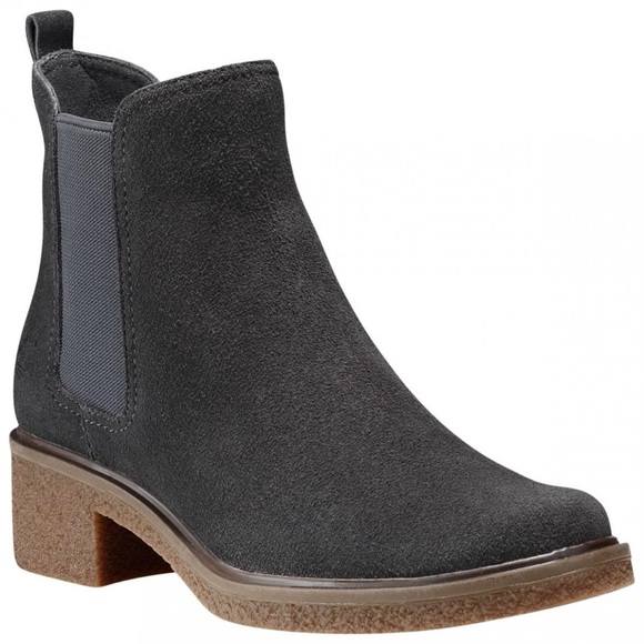 Timberland Brinda Chelsea Boots, Dark Grey Suede - Picture 4 of 5